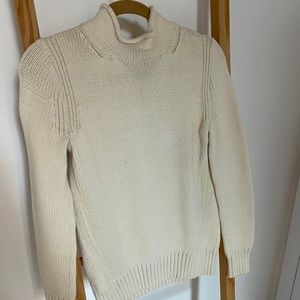 Cotton rollneck sweater